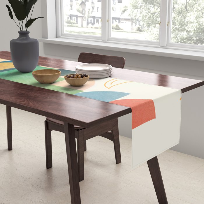 Modern Abstract Art 80 Table Runner Gallery Image 2