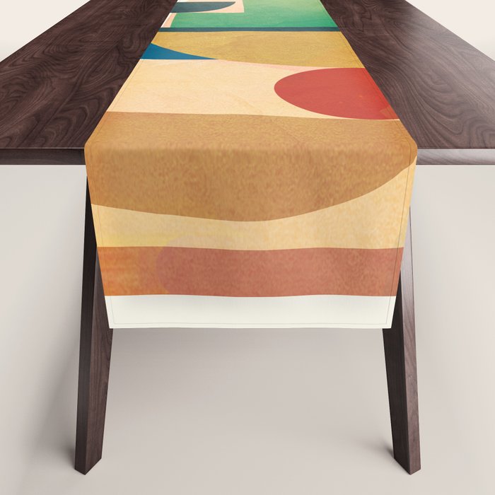 Modern Abstract Art 80 Table Runner Gallery Image 1