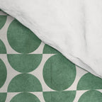 Green Retro Scandinavian - Mid Century Modern Comforter Gallery Image 4