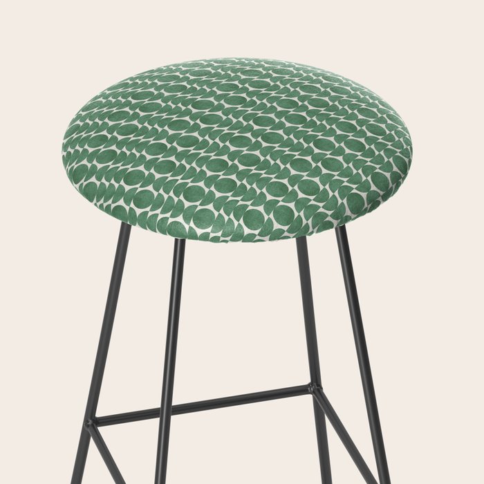 Green Retro Scandinavian - Mid Century Modern Stool Gallery Image 2