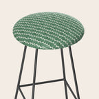 Green Retro Scandinavian - Mid Century Modern Stool Gallery Image 2