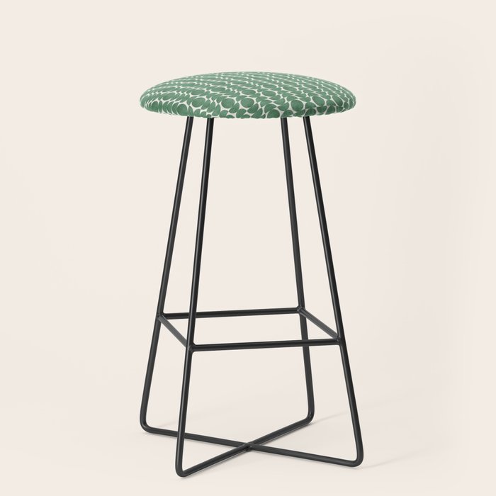 Green Retro Scandinavian - Mid Century Modern Stool Gallery Image 1