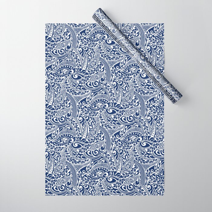 Hawaiian Tribal Pattern III Wrapping Paper Gallery Image 1