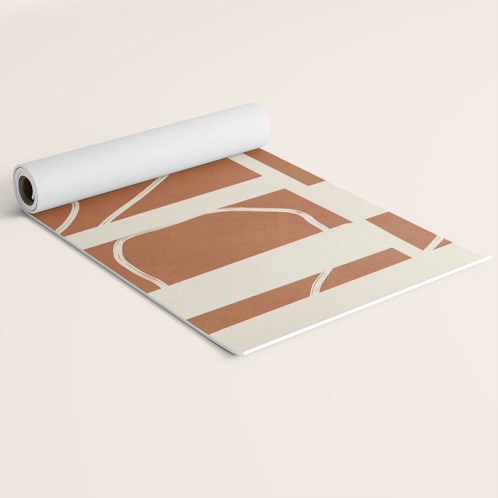 Abstract Pathways 6 Yoga Mat Gallery Image 2