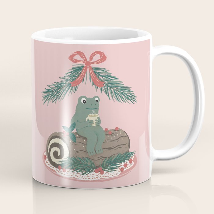 Frog on a Log with a Nog Coffee Mug Gallery Image 1