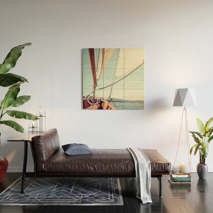 Setting Course x Nautical Art Wood Wall Art Gallery Image 2