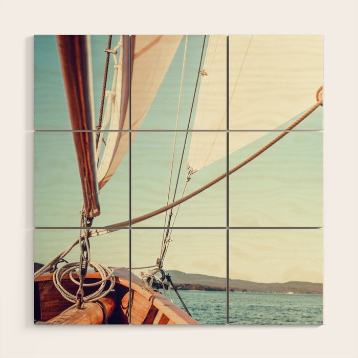 Setting Course x Nautical Art Wood Wall Art Gallery Image 1
