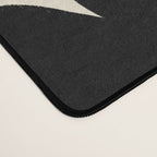 Black and White Retro Groovy Flowers  Desk Mat Gallery Image 4