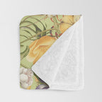 Pansy Floral Pattern Throw Blanket Gallery Image 3