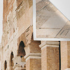 Colosseum - Rome Italy Architecture, Travel Photography Wall Tapestry Gallery Image 3