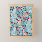 William Morris Forest Compilation Plum Mini Art Print Gallery Image 1