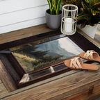 Where the Pines Begin - Alpine Landscape Print Outdoor Rug Gallery Image 2