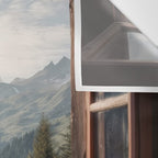 Where the Pines Begin - Alpine Landscape Print Wall Tapestry Gallery Image 3