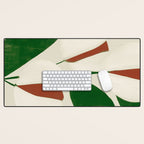 Winter Petals Desk Mat Gallery Image 1
