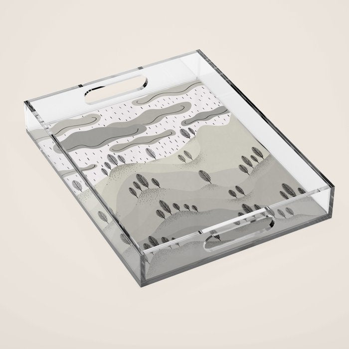 Rainy Day Acrylic Tray Gallery Image 1