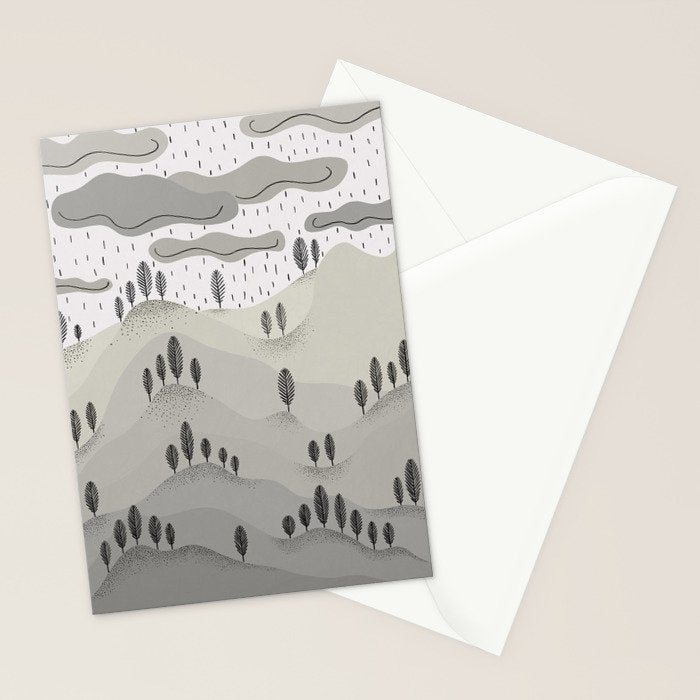 Rainy Day Stationery Card Gallery Image 2
