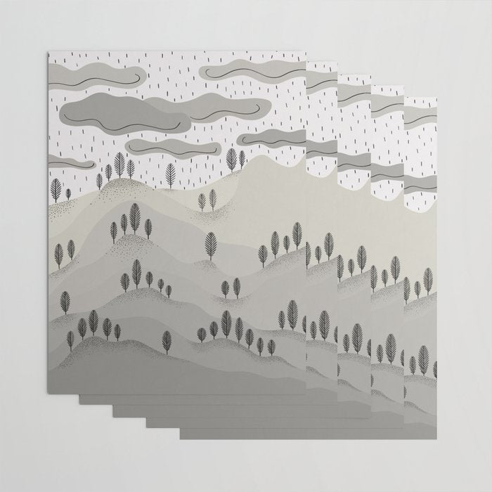 Rainy Day Wrapping Paper Gallery Image 3
