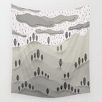 Rainy Day Wall Tapestry Gallery Image 4