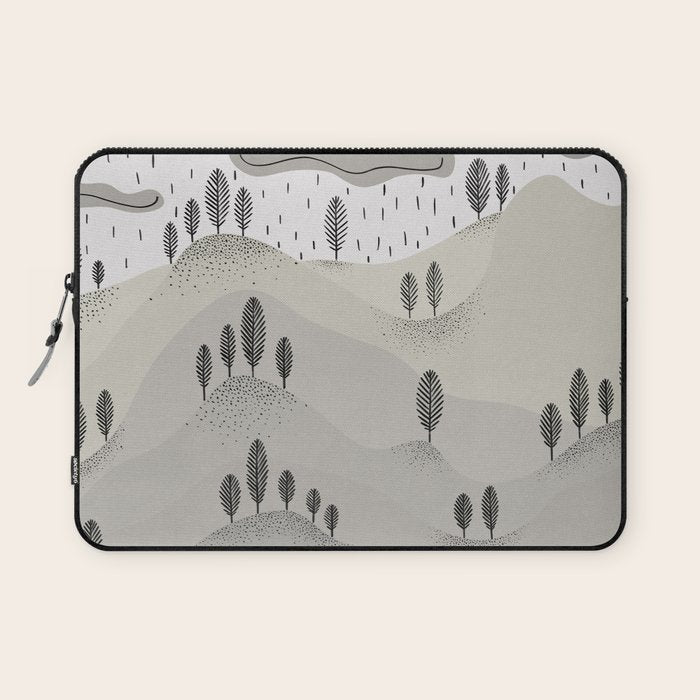 Rainy Day Laptop Sleeve Gallery Image 1