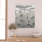 Rainy Day Wall Tapestry Gallery Image 2