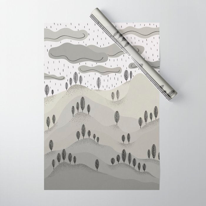 Rainy Day Wrapping Paper Gallery Image 1