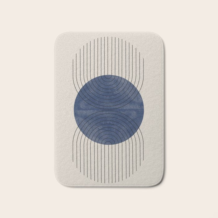 Perfect Touch Blue Bath Mat Gallery Image 1