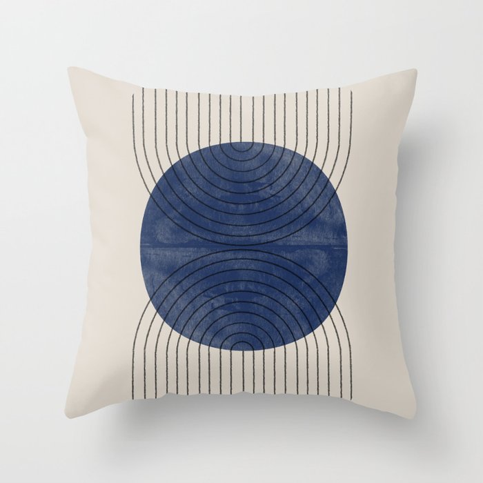 Perfect Touch Blue Throw Pillow Gallery Image 6