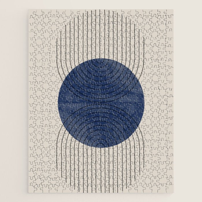 Perfect Touch Blue Jigsaw Puzzle