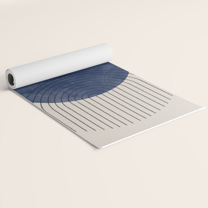 Perfect Touch Blue Yoga Mat Gallery Image 2