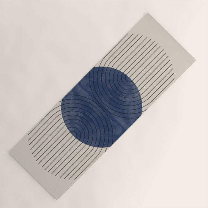 Perfect Touch Blue Yoga Mat Gallery Image 1