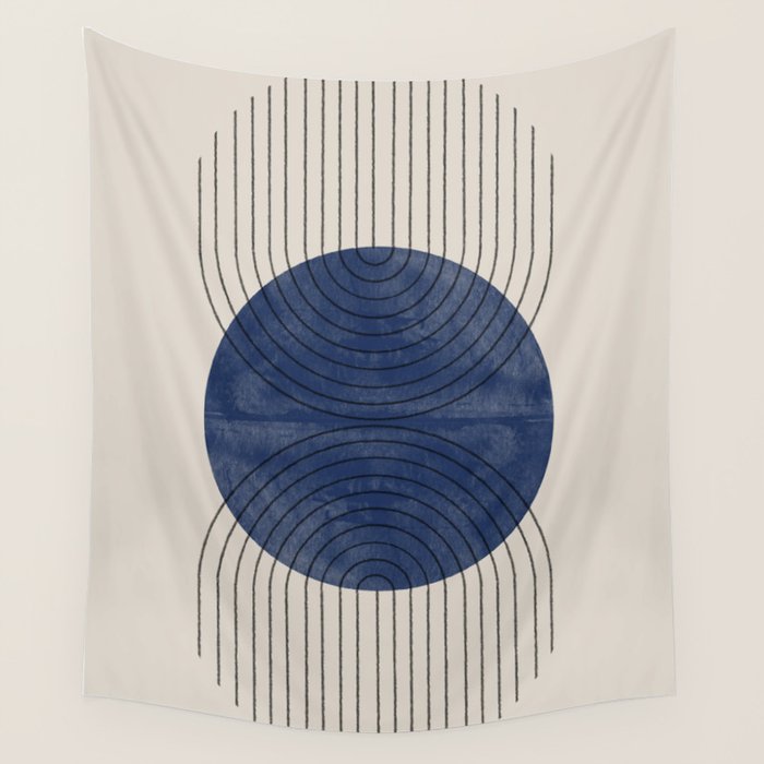 Perfect Touch Blue Wall Tapestry Gallery Image 4