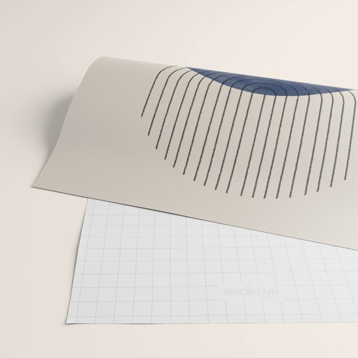 Perfect Touch Blue Wrapping Paper Gallery Image 2
