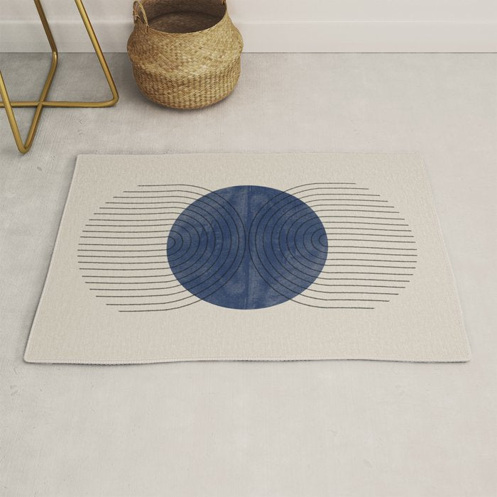 Perfect Touch Blue Rug Gallery Image 1