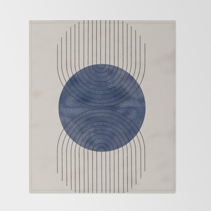 Perfect Touch Blue Throw Blanket Gallery Image 2