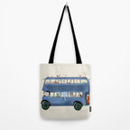 the big blue bus Tote Bag Gallery Image 2
