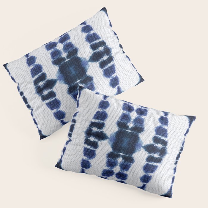 Boho Tie-Dye Knit Vertical Pillow Sham Gallery Image 1