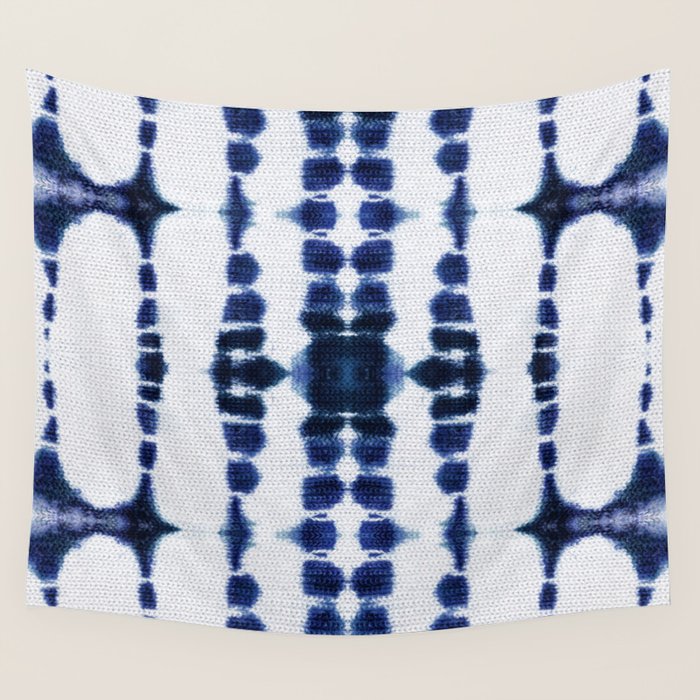 Boho Tie-Dye Knit Vertical Wall Tapestry Gallery Image 4