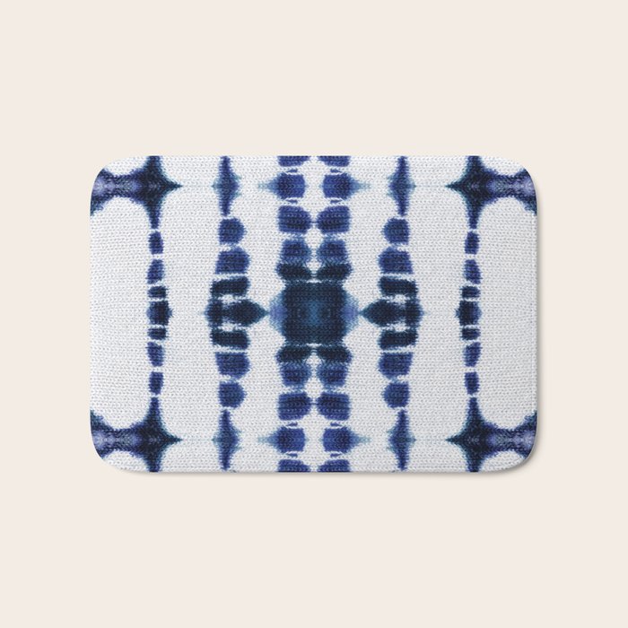 Boho Tie-Dye Knit Vertical Bath Mat Gallery Image 1