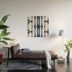 Boho Tie-Dye Knit Vertical Wood Wall Art Gallery Image 2