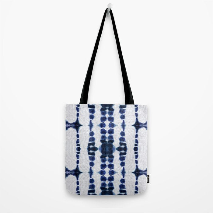 Boho Tie-Dye Knit Vertical Tote Bag Gallery Image 2