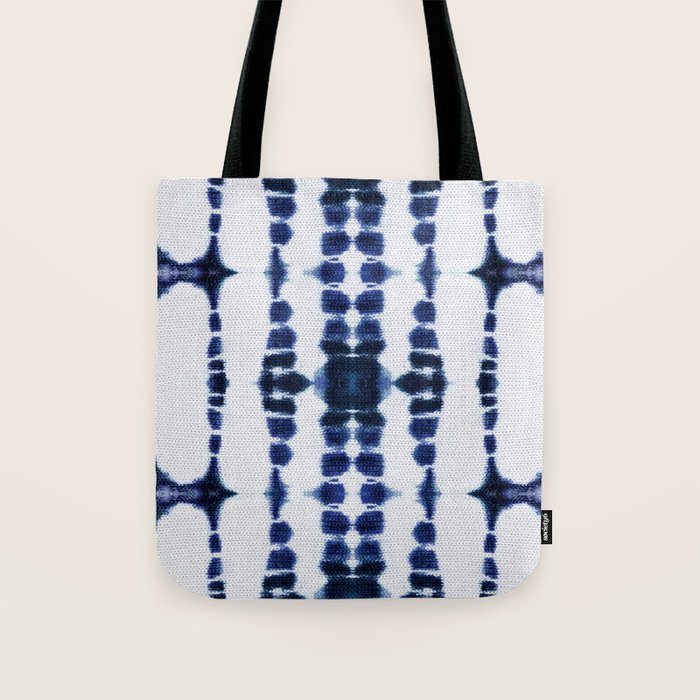 Boho Tie-Dye Knit Vertical Tote Bag Gallery Image 1