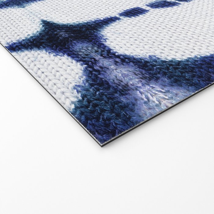 Boho Tie-Dye Knit Vertical Welcome Mat Gallery Image 2
