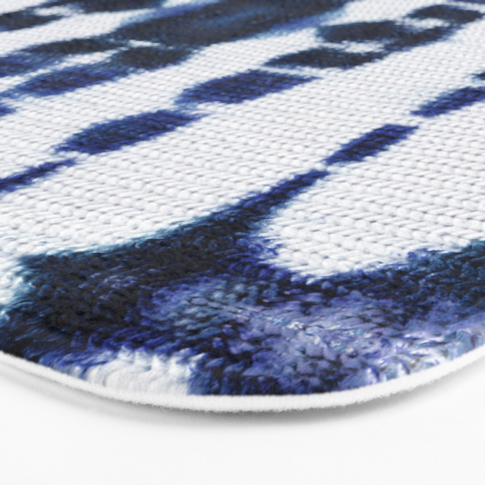 Boho Tie-Dye Knit Vertical Bath Mat Gallery Image 3