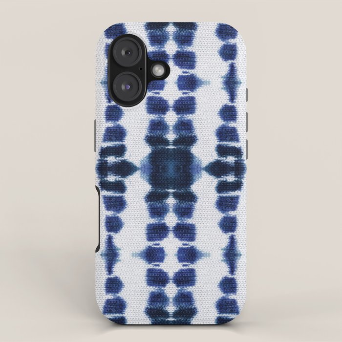 Boho Tie-Dye Knit Vertical iPhone Case Gallery Image 1