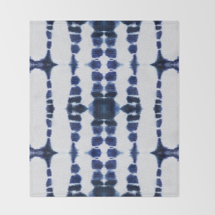 Boho Tie-Dye Knit Vertical Throw Blanket Gallery Image 2