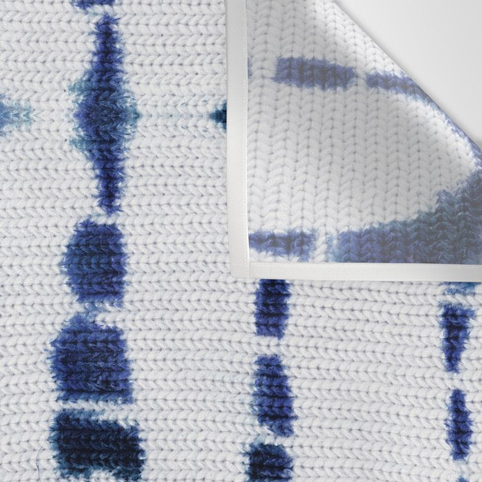 Boho Tie-Dye Knit Vertical Wall Tapestry Gallery Image 3