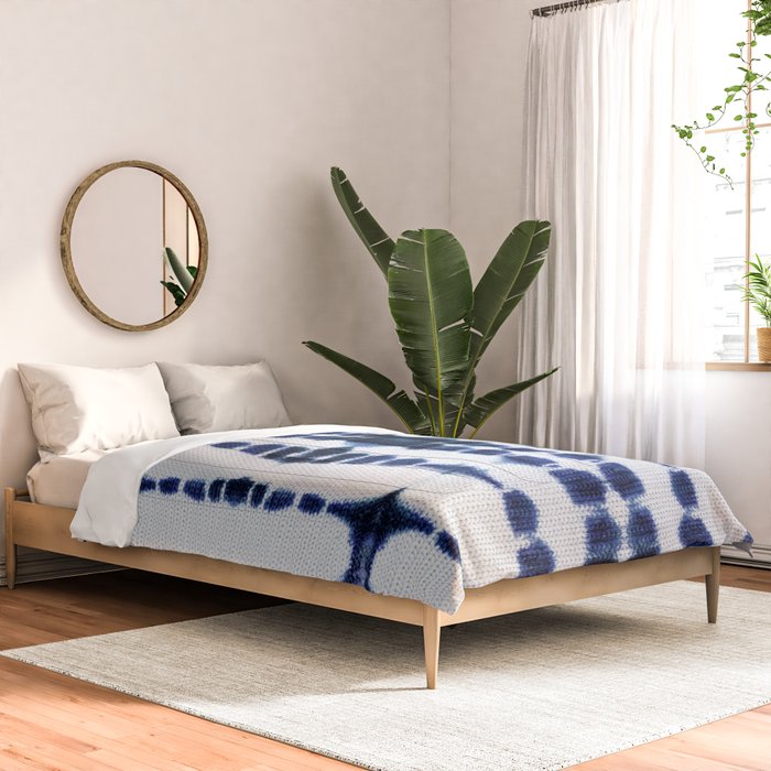 Boho Tie-Dye Knit Vertical Comforter Gallery Image 2