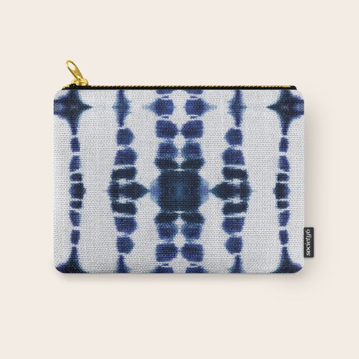 Boho Tie-Dye Knit Vertical Carry All Pouch Gallery Image 1