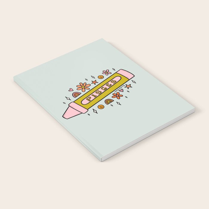 Pisces Crayon Notebook Gallery Image 2