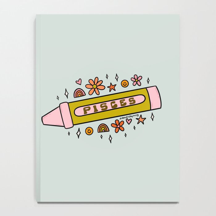 Pisces Crayon Notebook Gallery Image 4